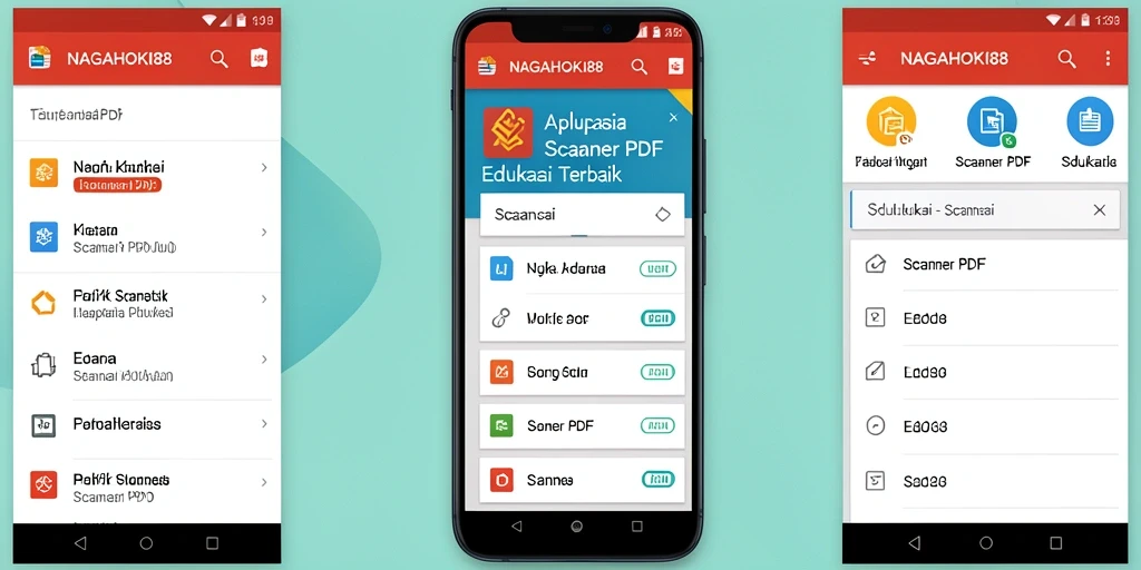 Tampilan antarmuka utama NAGAHOKI88 dengan fitur Scanner PDF yang intuitif.