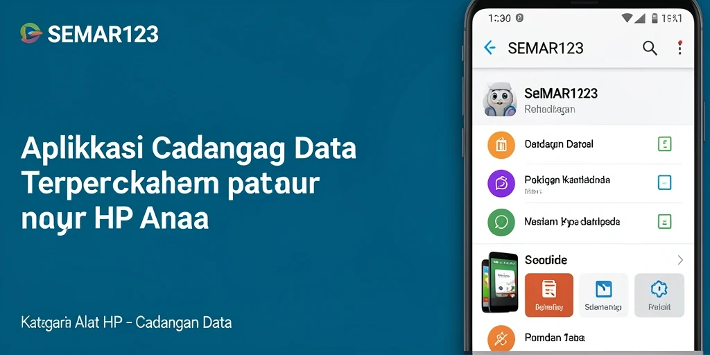 Tampilan antarmuka SEMAR123 yang sederhana dan mudah dipahami.