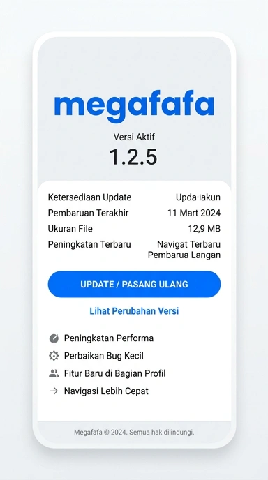 Riwayat Versi Megafafa untuk Pengguna Android